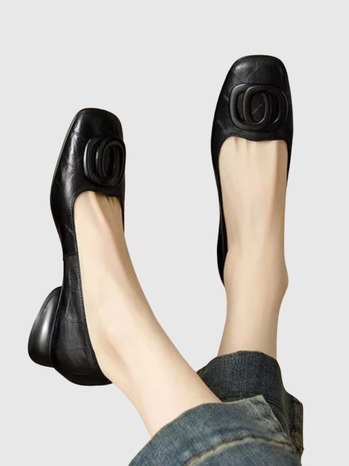 Dorothy | Elegant Square-Toe Flats