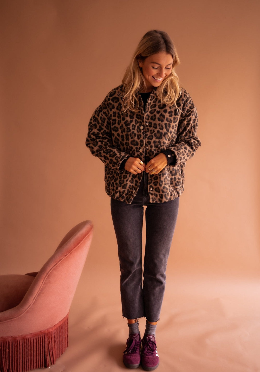 Denise | Leopard Print Lightweight Jacket