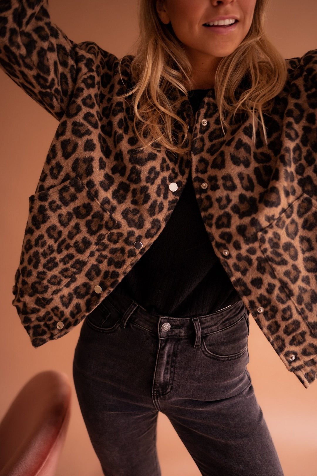 Denise | Leopard Print Lightweight Jacket