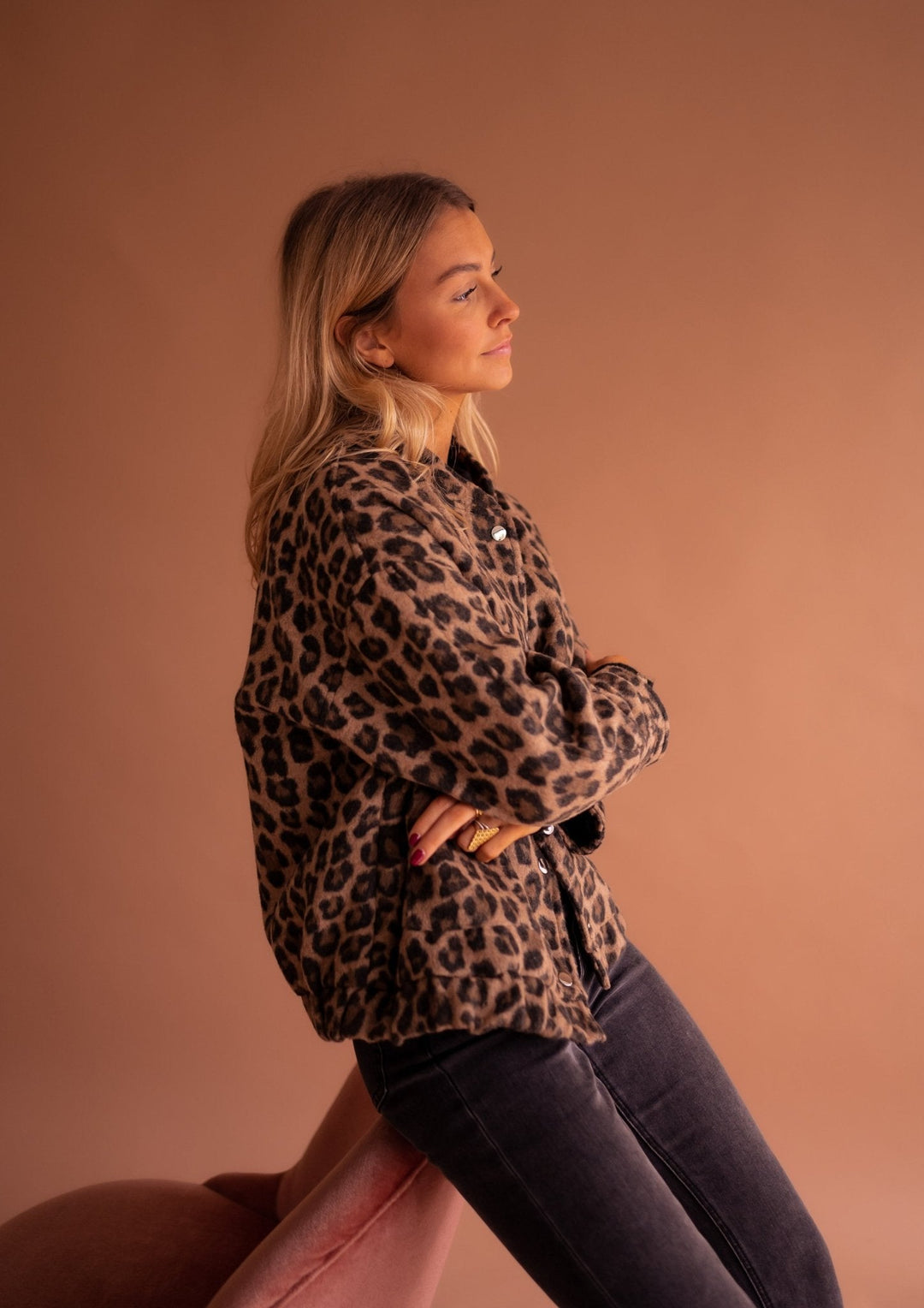 Denise | Leopard Print Lightweight Jacket