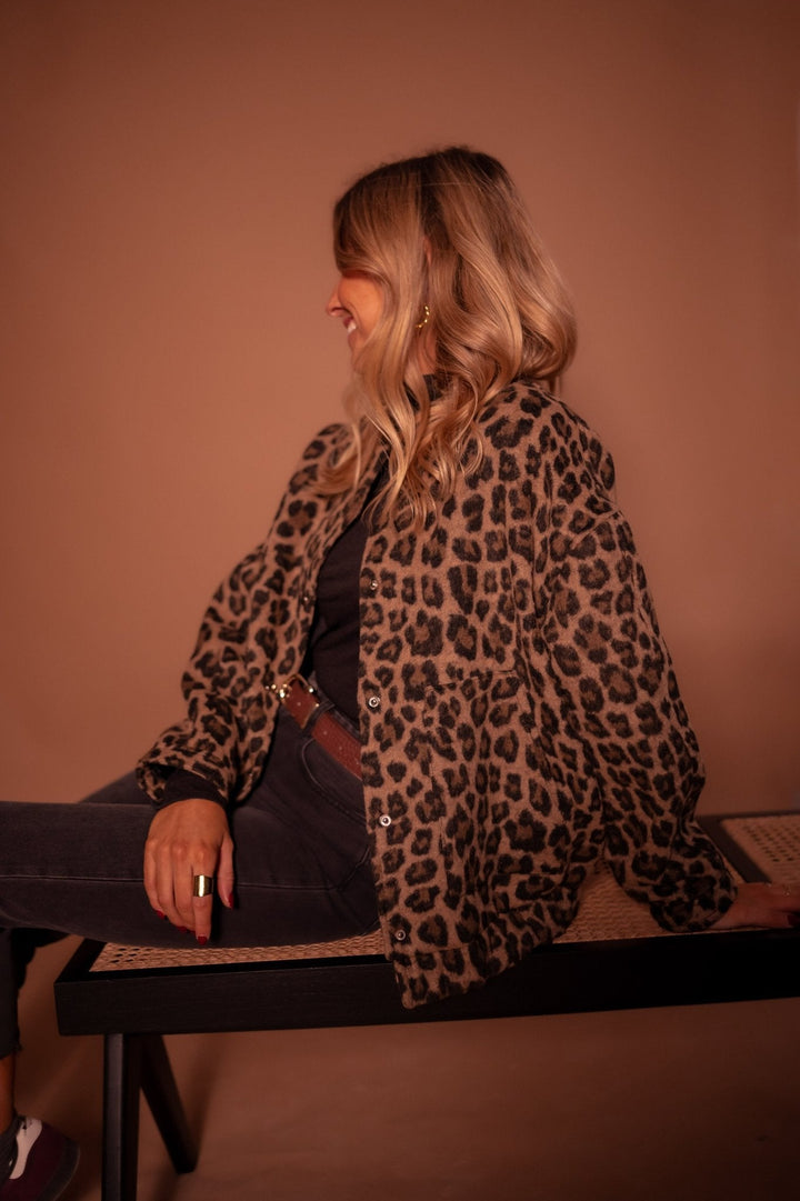 Denise | Leopard Print Lightweight Jacket