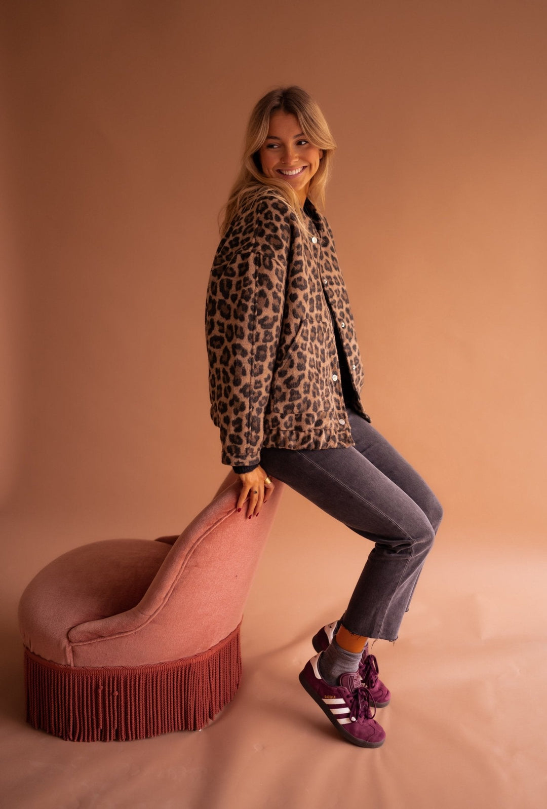 Denise | Leopard Print Lightweight Jacket